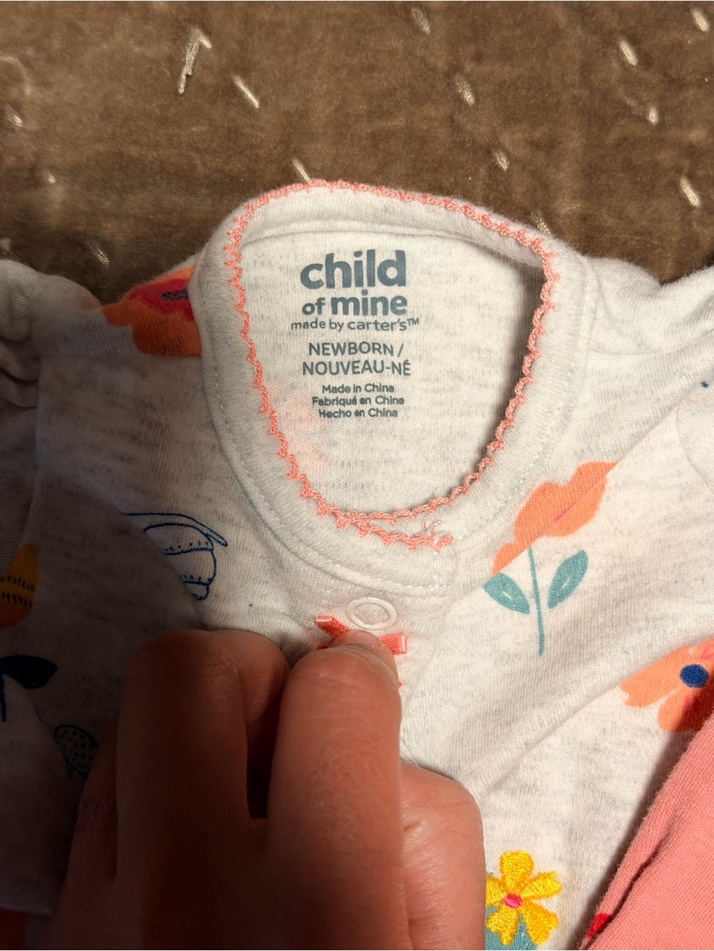 Baby Girl footed pajamas clothing bundle - Picture 5 of 11